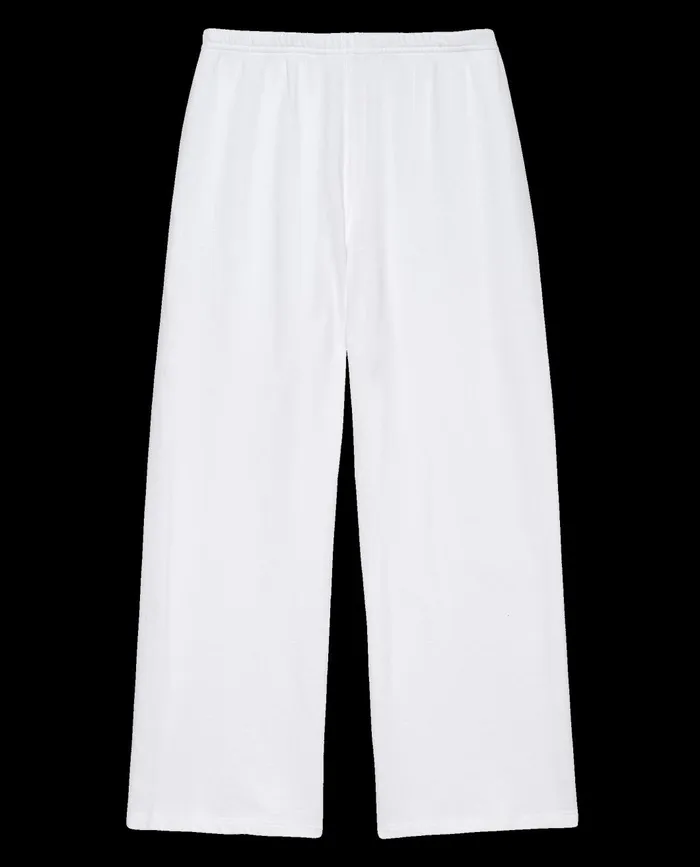 Sweatpants Women The Great The Lap Sweatpant Solid True White Sweatpants Women The Great The Lap Sweatpant Solid True White