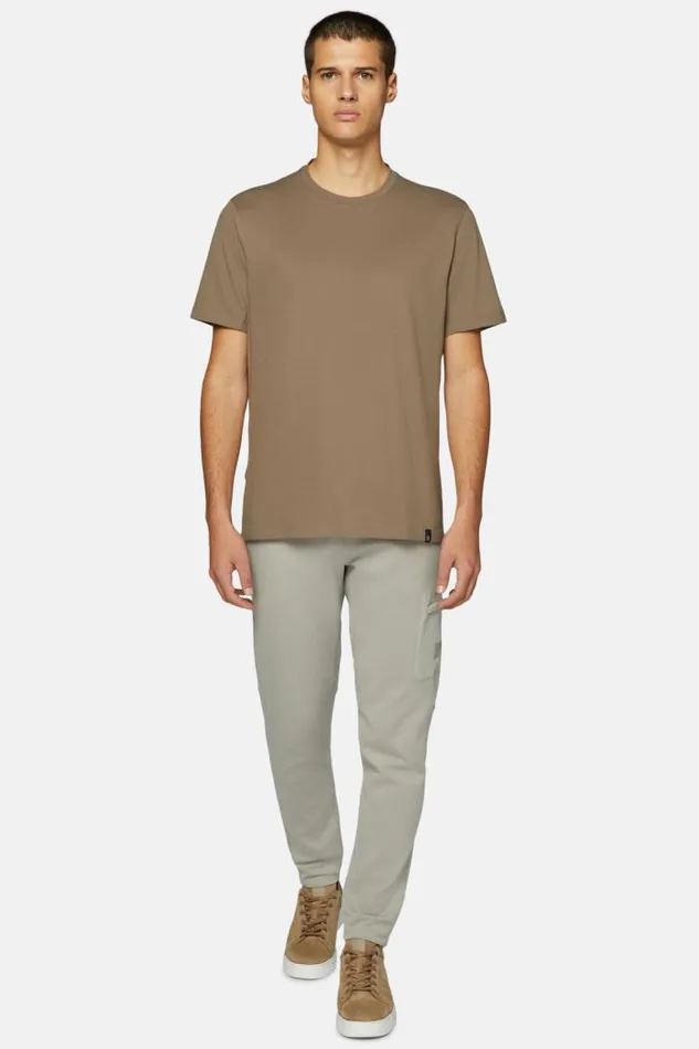 Sweatshirts And Joggers Men Boggi Milano Trousers In Lightweight Recycled Scuba Grey Sweatshirts And Joggers Men Boggi Milano Trousers In Lightweight Recycled Scuba Grey
