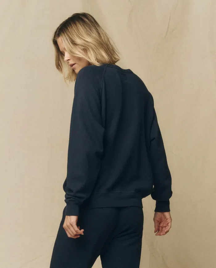 Sweatshirts Women The Great The College Sweatshirt Solid True Navy Sweatshirts Women The Great The College Sweatshirt Solid True Navy