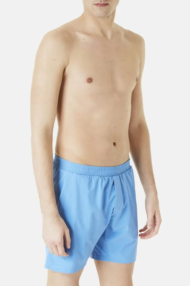 Swim Shorts Men Boggi Milano Stretch Cotton Swim Short Light Blu Swim Shorts Men Boggi Milano Stretch Cotton Swim Short Light Blu