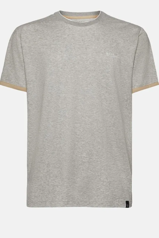 TShirts Men Boggi Milano TShirt In Sustainable HighPerformance Jersey Grey TShirts Men Boggi Milano TShirt In Sustainable HighPerformance Jersey Grey