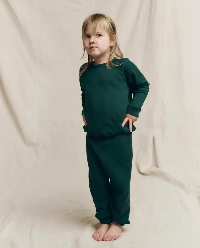Tees and Sweats Kids The Great The Little College Sweatshirt Solid Pinyon Tees and Sweats Kids The Great The Little College Sweatshirt Solid Pinyon