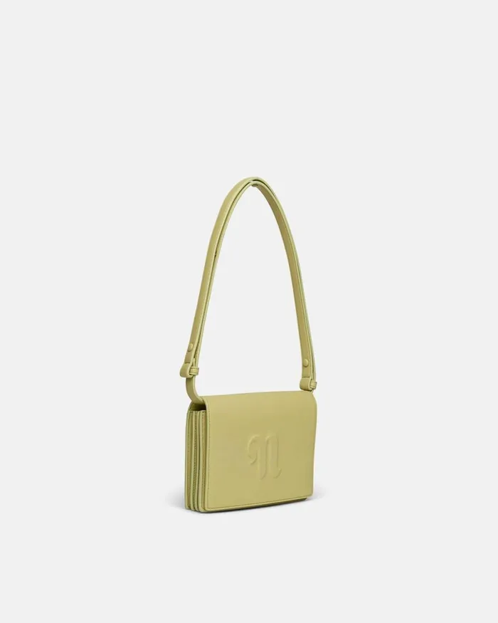 The Concertina Lime Acc MenWomen Nanushka Bags