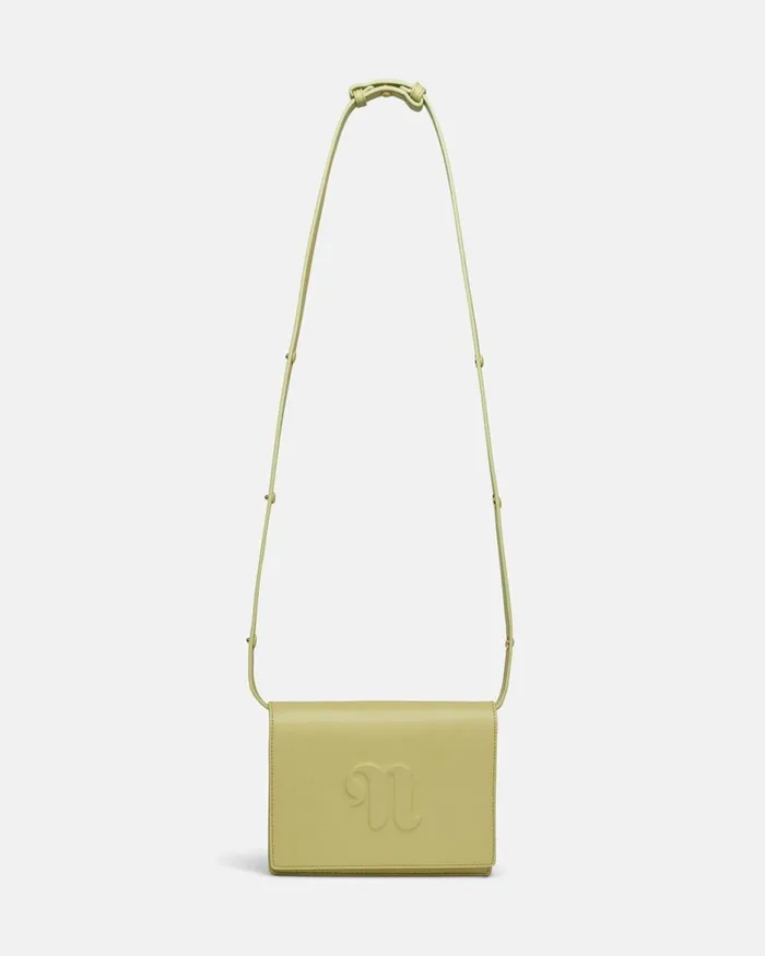 The Concertina Lime Acc MenWomen Nanushka Bags
