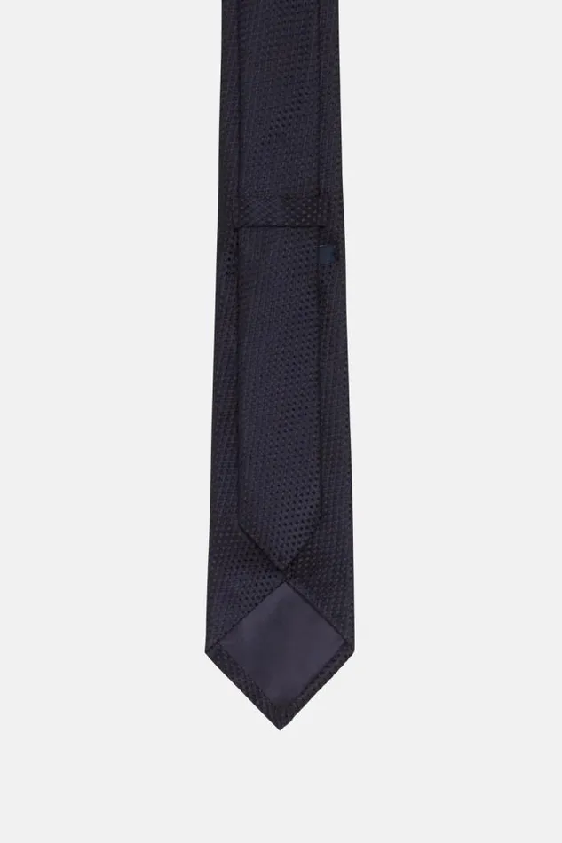 Ties Men Boggi Milano Micro Design Silk Tie Navy Blue Ties Men Boggi Milano Micro Design Silk Tie Navy Blue