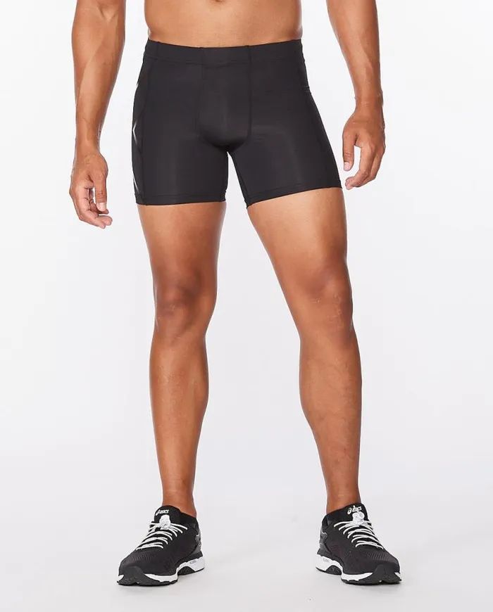 Tights Mens 2XU Core Compression 12 Shorts Blacknero