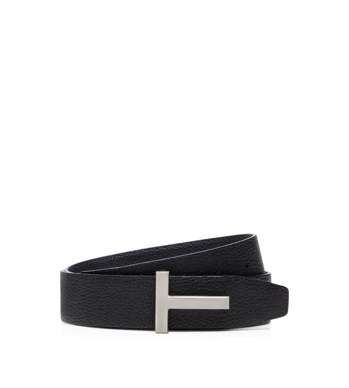 TOM FORD Belts Men GRAIN LEATHER T ICON BELT TOM FORD Belts Men GRAIN LEATHER T ICON BELT