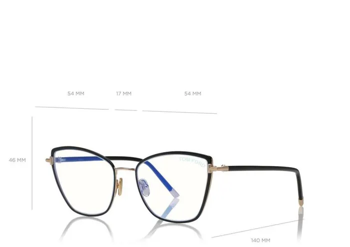 TOM FORD Blue Block Collection Women BLUE BLOCK SOFT CAT EYE OPTICALS TOM FORD Blue Block Collection Women BLUE BLOCK SOFT CAT EYE OPTICALS