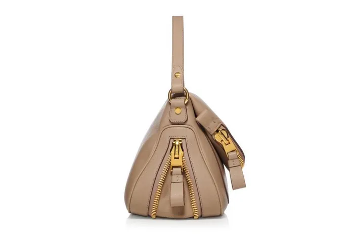 TOM FORD Cross Body Bags Women MEDIUM DOUBLE STRAP JENNIFER Silk Taupe TOM FORD Cross Body Bags Women MEDIUM DOUBLE STRAP JENNIFER Silk Taupe