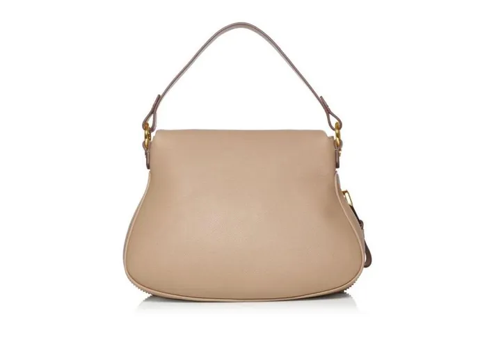TOM FORD Cross Body Bags Women MEDIUM DOUBLE STRAP JENNIFER Silk Taupe TOM FORD Cross Body Bags Women MEDIUM DOUBLE STRAP JENNIFER Silk Taupe