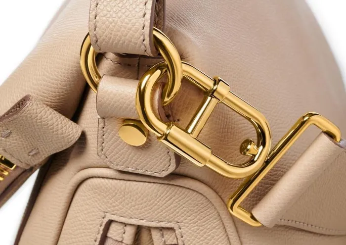 TOM FORD Cross Body Bags Women MEDIUM DOUBLE STRAP JENNIFER Silk Taupe TOM FORD Cross Body Bags Women MEDIUM DOUBLE STRAP JENNIFER Silk Taupe