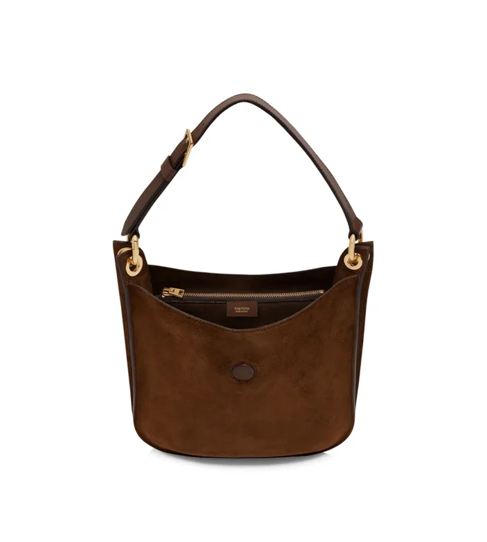 TOM FORD Cross Body Bags Women SUEDE LEATHER AND SMOOTH LEATHER TARA SMALL CROSSBODY Whisky TOM FORD Cross Body Bags Women SUEDE LEATHER AND SMOOTH LEATHER TARA SMALL CROSSBODY Whisky