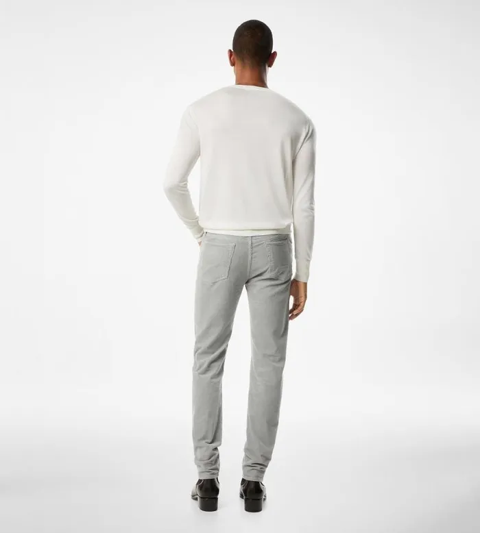 TOM FORD Denim Men 12 WAVES CORD STANDARD FIT DENIM Smoke TOM FORD Denim Men 12 WAVES CORD STANDARD FIT DENIM Smoke