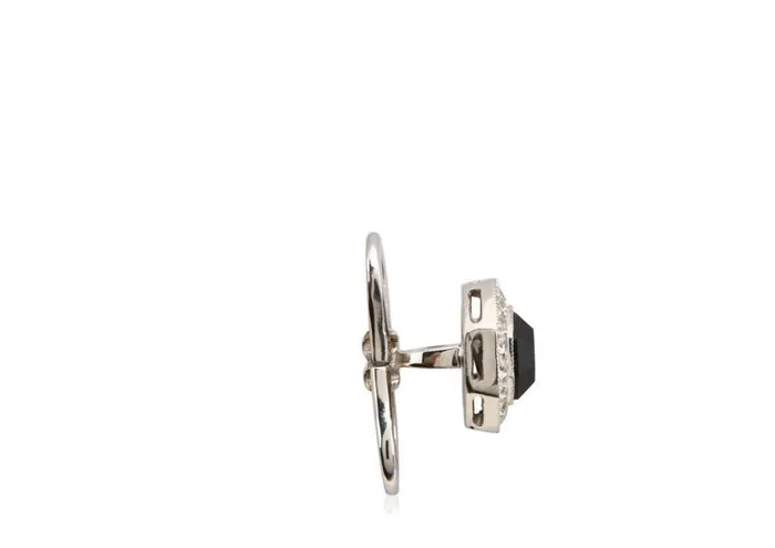 TOM FORD Jewelry Men DIAMOND ONYX OCTAGON STUDS White Gold Black TOM FORD Jewelry Men DIAMOND ONYX OCTAGON STUDS White Gold Black