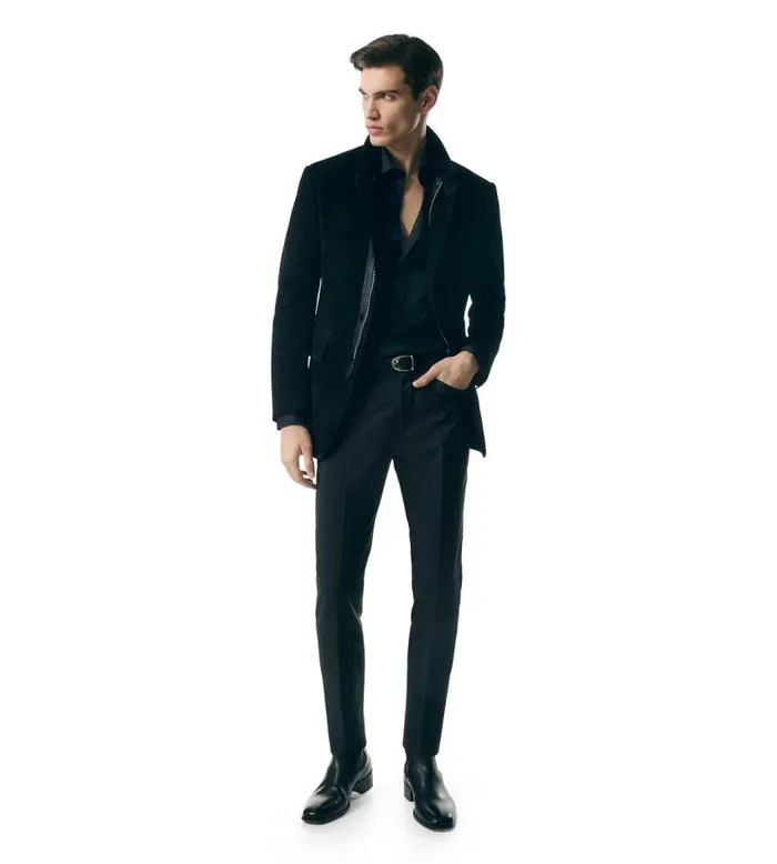 TOM FORD Outerwear Men CASHMERE SUEDE SARTORIAL BLAZER TOM FORD Outerwear Men CASHMERE SUEDE SARTORIAL BLAZER