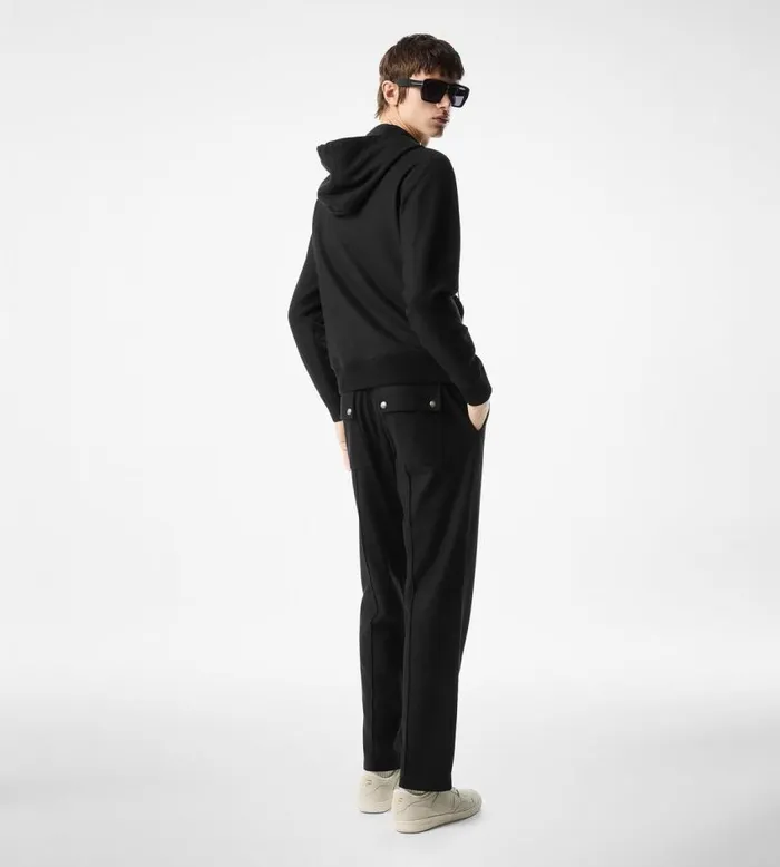 TOM FORD Outerwear Men CASHMERE ZIP HOODIE Black TOM FORD Outerwear Men CASHMERE ZIP HOODIE Black