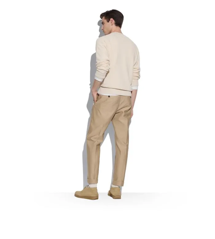 TOM FORD Pants and Shorts Men MILITARY COTTON CHINO Sand TOM FORD Pants and Shorts Men MILITARY COTTON CHINO Sand