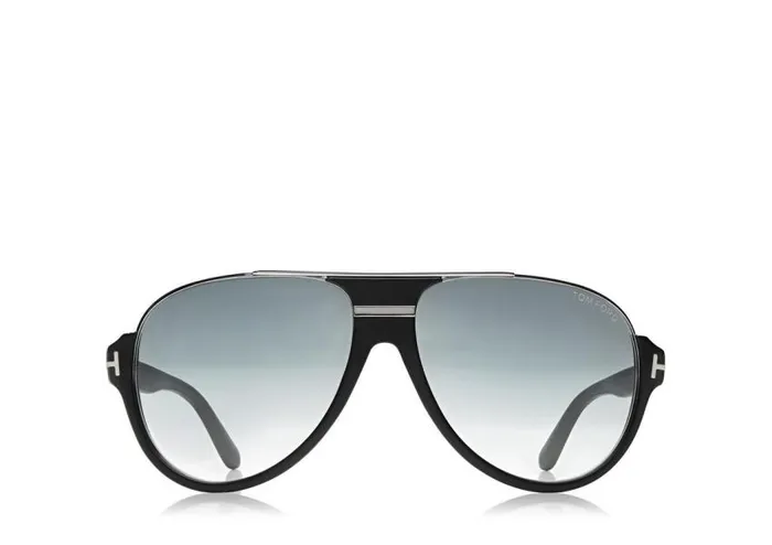 TOM FORD Sunglasses Men DIMITRY VINTAGE AVIATOR SUNGLASSES Matte Black
