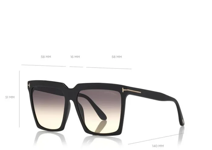 TOM FORD Sunglasses Women SABRINA SUNGLASSES Black TOM FORD Sunglasses Women SABRINA SUNGLASSES Black