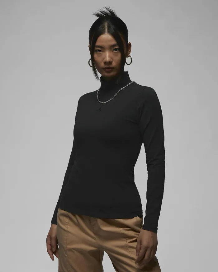 Tops And TShirts Women Nike Jordan Black