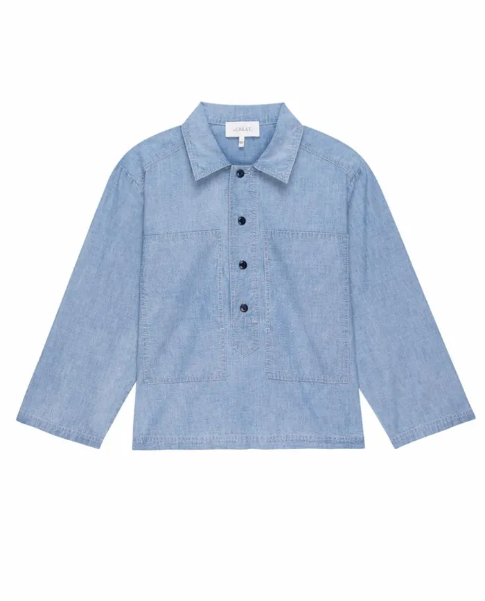 Tops Women The Great The Railway Shirt Boiler Wash