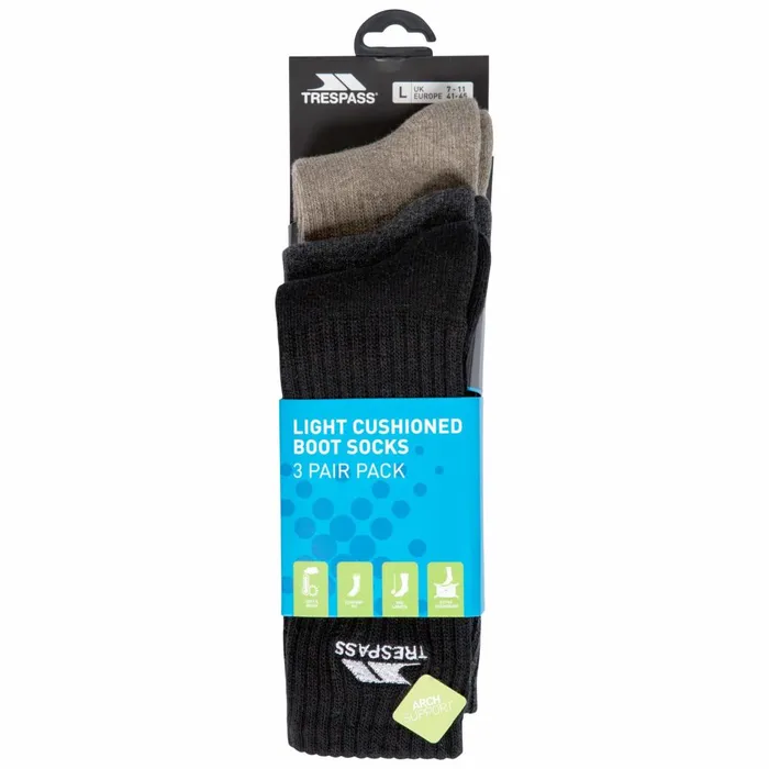 Torren Unisex Cushioned Walking Socks 8211 3 Pack Carbon Melange Black Mocha Melange Men Trespass Snow Boots Torren Unisex Cushioned Walking Socks 8211 3 Pack Carbon Melange Black Mocha Melange Men Trespass Snow Boots