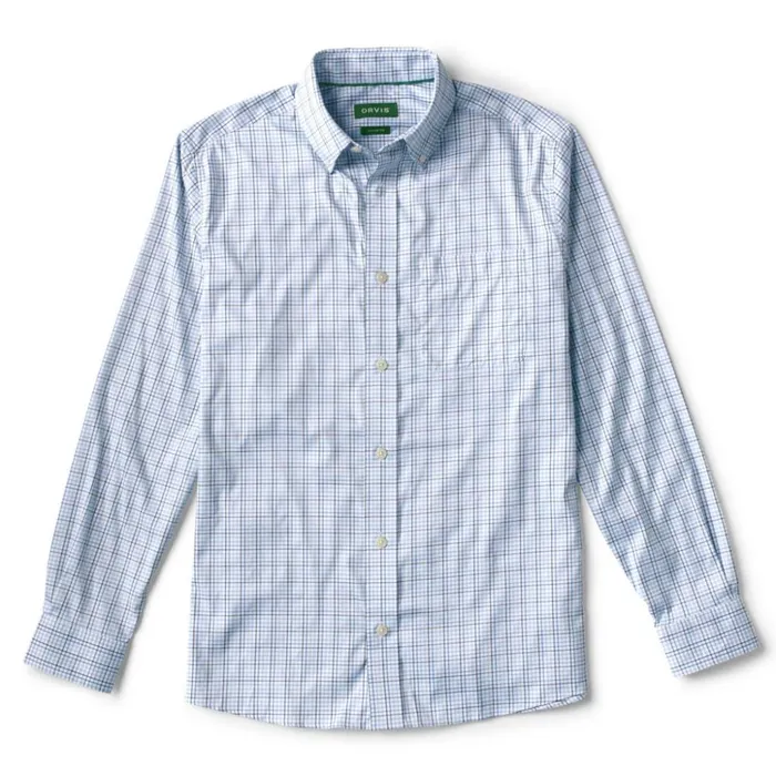 Travel Men Orvis Transit Performance LongSleeved Shirt Tidewater