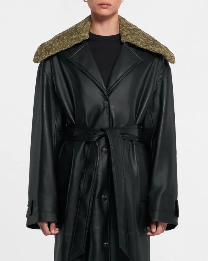 Travis Black Women Nanushka Outerwear Travis Black Women Nanushka Outerwear