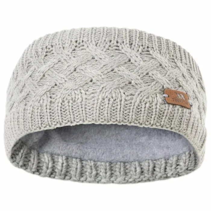 Trespass Adults Headband Microfleece Lined Cable Knit Jensen Dark Grey Marl Women Trespass Hats Trespass Adults Headband Microfleece Lined Cable Knit Jensen Dark Grey Marl Women Trespass Hats