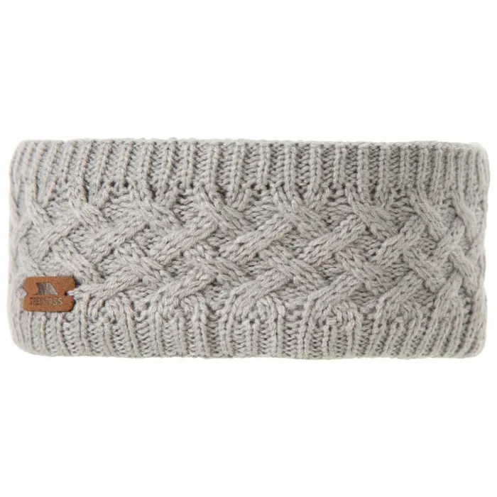 Trespass Adults Headband Microfleece Lined Cable Knit Jensen Dark Grey Marl Women Trespass Hats Trespass Adults Headband Microfleece Lined Cable Knit Jensen Dark Grey Marl Women Trespass Hats