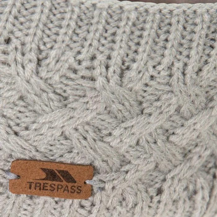Trespass Adults Headband Microfleece Lined Cable Knit Jensen Dark Grey Marl Women Trespass Hats Trespass Adults Headband Microfleece Lined Cable Knit Jensen Dark Grey Marl Women Trespass Hats
