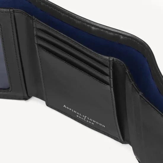 Trifold Wallet Smooth Black Men Aspinal Of London Trifold Wallets