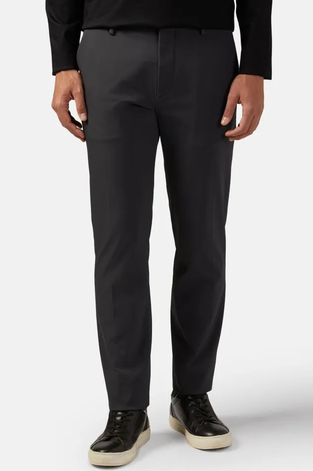 Trousers Men Boggi Milano BTech Performance Stretch Nylon Trousers Charcoal Trousers Men Boggi Milano BTech Performance Stretch Nylon Trousers Charcoal
