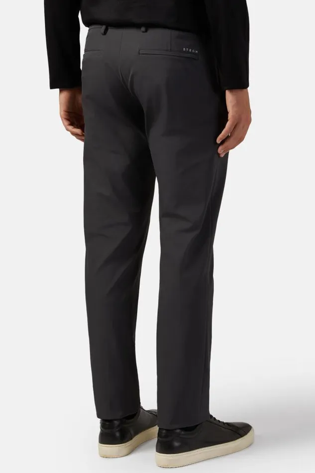 Trousers Men Boggi Milano BTech Performance Stretch Nylon Trousers Charcoal Trousers Men Boggi Milano BTech Performance Stretch Nylon Trousers Charcoal