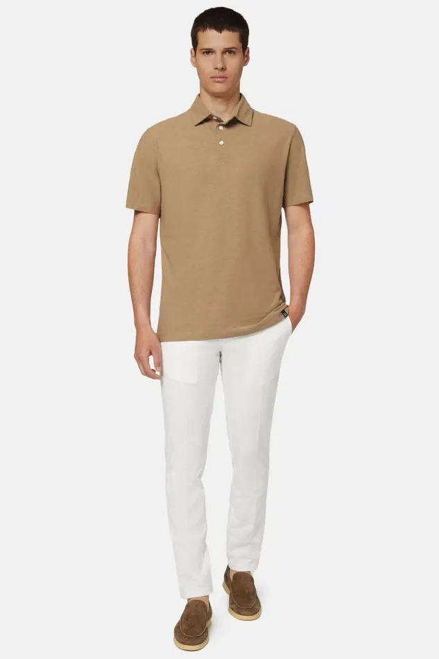 Trousers Men Boggi Milano Stretch Cotton Trousers White Trousers Men Boggi Milano Stretch Cotton Trousers White