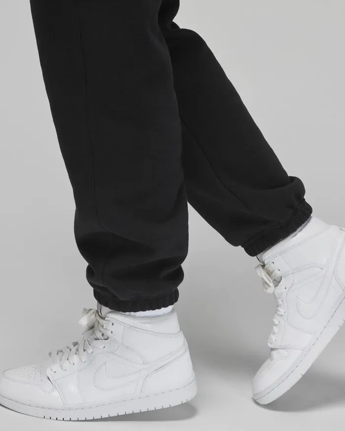 Trousers Women Nike Jordan Brooklyn Fleece Blackwhite