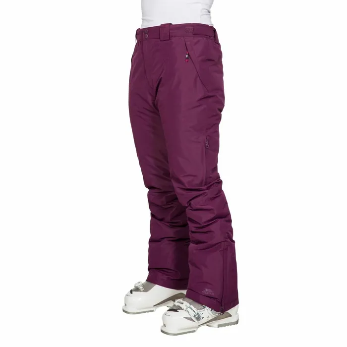 Tullow Padded Waterproof Ski Trousers Potent Purple Women Trespass Salopettes Tullow Padded Waterproof Ski Trousers Potent Purple Women Trespass Salopettes