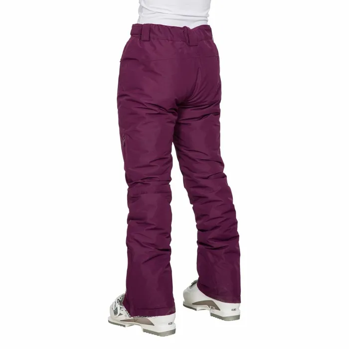 Tullow Padded Waterproof Ski Trousers Potent Purple Women Trespass Salopettes Tullow Padded Waterproof Ski Trousers Potent Purple Women Trespass Salopettes
