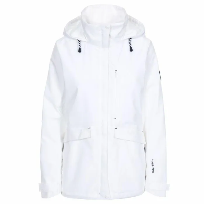 Voyage Waterproof Jacket White Women Trespass Waterproof Jackets