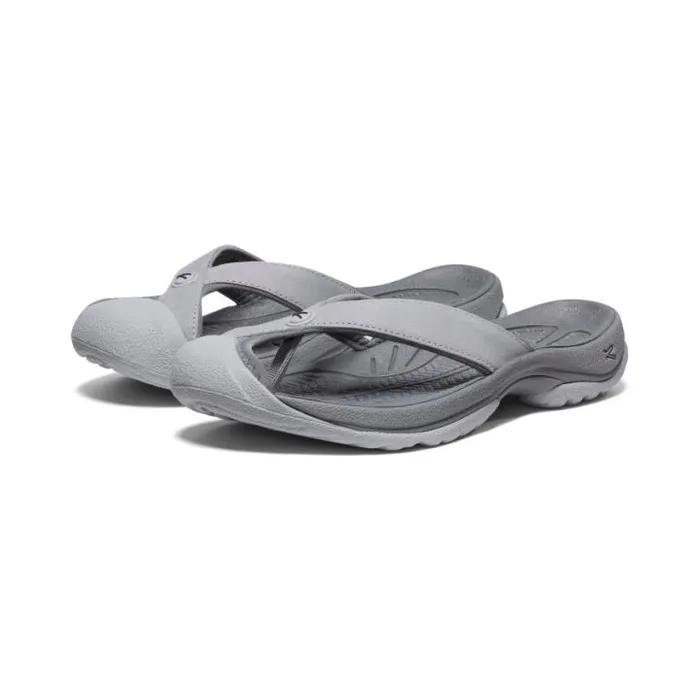 Waimea AlloyBlack Leather FlipFlop Women KEEN Water Waimea AlloyBlack Leather FlipFlop Women KEEN Water