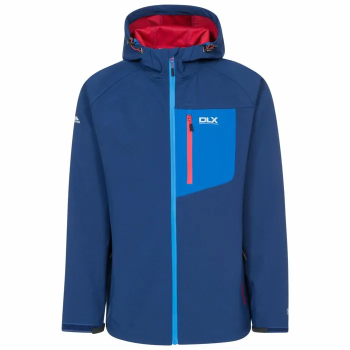 Wallis DLX Hooded Softshell Jacket Twilightred Men Trespass Softshell Jackets Wallis DLX Hooded Softshell Jacket Twilightred Men Trespass Softshell Jackets
