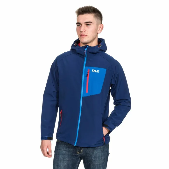 Wallis DLX Hooded Softshell Jacket Twilightred Men Trespass Softshell Jackets Wallis DLX Hooded Softshell Jacket Twilightred Men Trespass Softshell Jackets