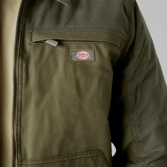 Waxed Canvas Service Jacket Moss Green Moss Green ms Men Dickies Outerwear Waxed Canvas Service Jacket Moss Green Moss Green ms Men Dickies Outerwear