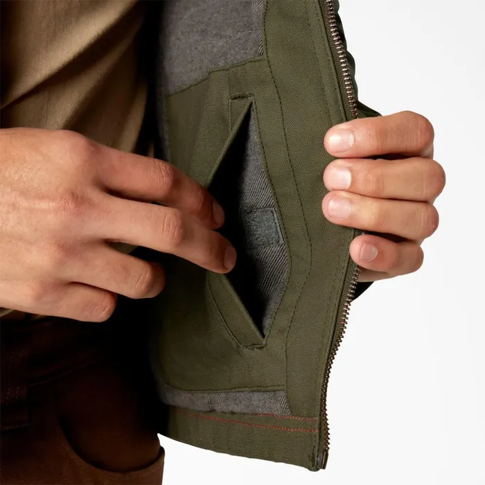 Waxed Canvas Service Jacket Moss Green Moss Green ms Men Dickies Outerwear Waxed Canvas Service Jacket Moss Green Moss Green ms Men Dickies Outerwear