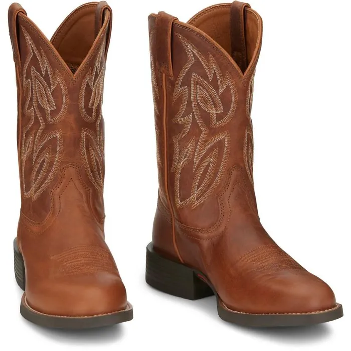 Western Men Justin Boots Rendon 11034 Western Boot Cognac 040brown041
