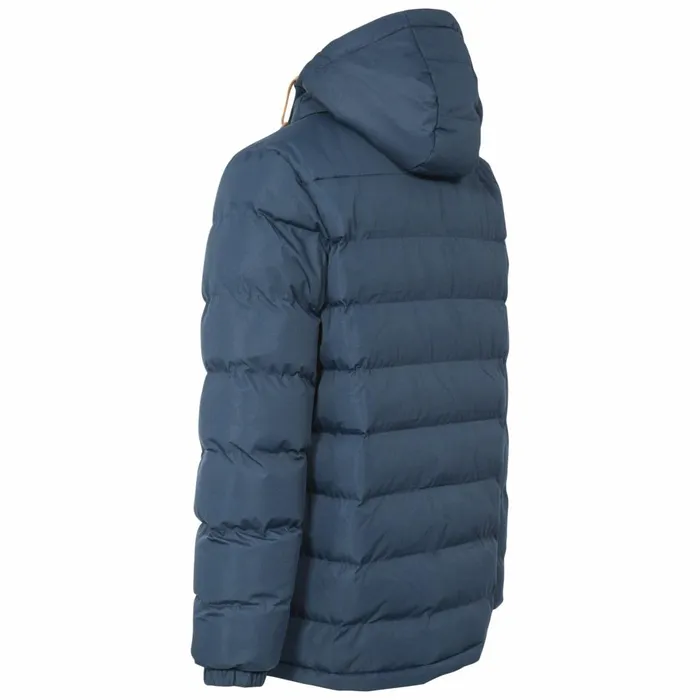 Westmorland Hooded Padded Jacket Navy Men Trespass Padded Jackets
