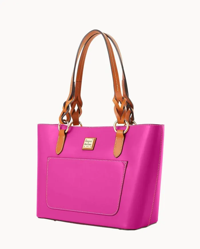 Wexford Leather Gretchen Tote Magenta Women Dooney and Bourke Totes Wexford Leather Gretchen Tote Magenta Women Dooney and Bourke Totes