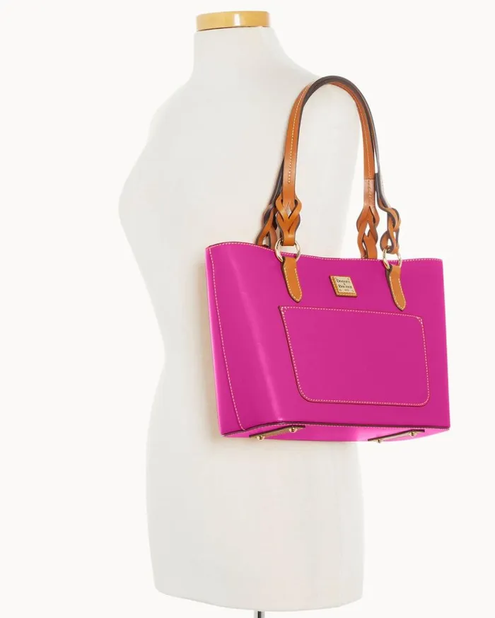 Wexford Leather Gretchen Tote Magenta Women Dooney and Bourke Totes Wexford Leather Gretchen Tote Magenta Women Dooney and Bourke Totes