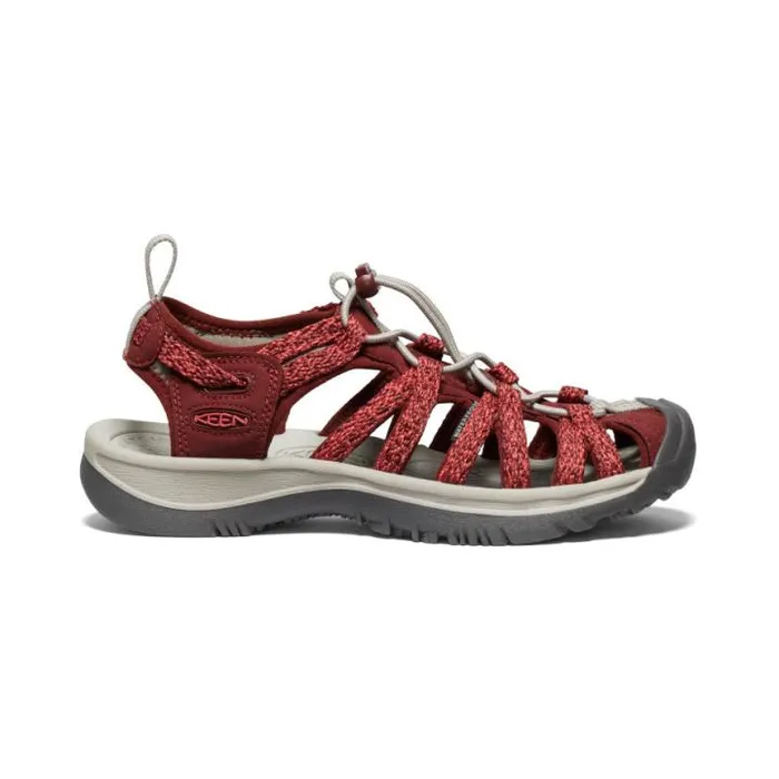 Whisper CayenneFired Brick Closed Toe Sandal Women KEEN Casual