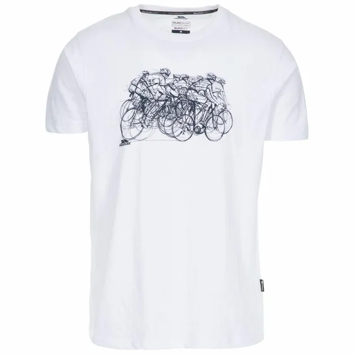 Wicky II Quick Dry Casual TShirt White Men Trespass TShirts